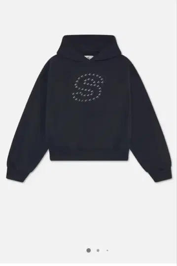 scuffers bob navy 후드티 짧은 후드티