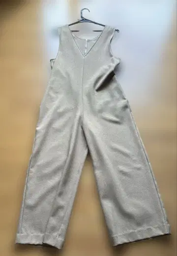 앞뒤 2way 집업 올인원 베이지 XS