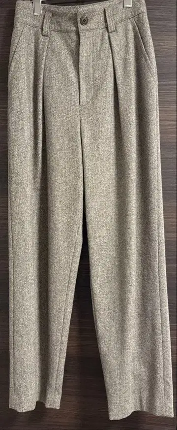 스티븐 앨런 베이지 와이드 팬츠