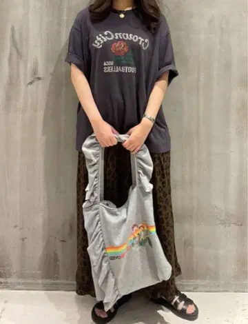 [ STRANGER THINGS ] 콜라보 프릴 토트백 미사용 새상품