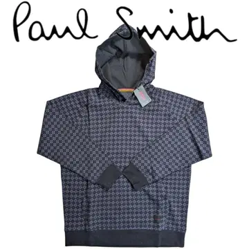 폴스미스 풀오버 후드티 L 스트라이프 네이비 남성용