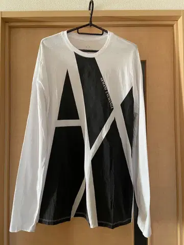 ARMANI EXCHANGE 긴팔 셔츠 화이트/블랙