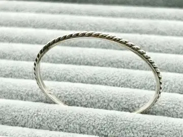 Jouete 쥬에테 925 트위스트 실버 뱅글 팔찌