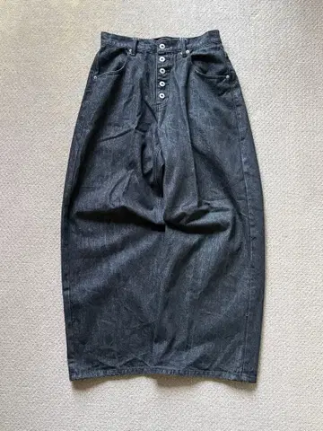 WISH FOR EVER 리지드 클래식 커브 데님 L