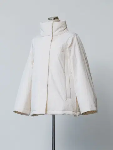 crewre 스탠드 카라 다운 자켓 사이즈 1 ecru