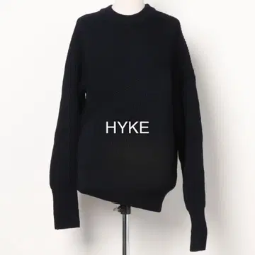 HYKE 리브 니트 스웨터 RIBBED SWEATER