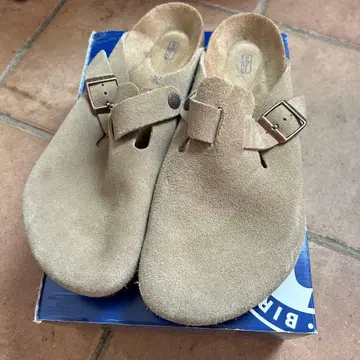 BIRKENSTOCK Boston 베이지 샌들 43