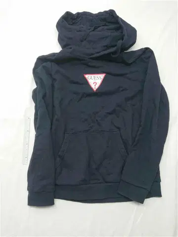 게스 GUESS KJ3K9407 로고 후드티 네이비 남성용 S 사이즈