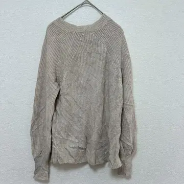 단 하나뿐인 [ S ] 베이지 리브 스웨터 겨울