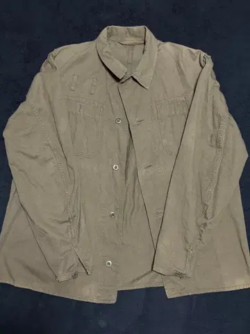 [ 레어 ] 스위스군? / 유로 밀리터리 빈티지 셔츠 자켓 각인 있음