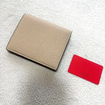 [컨디션 최상] 보나벤츄라 올 슈링크 레더 바이폴드 월렛