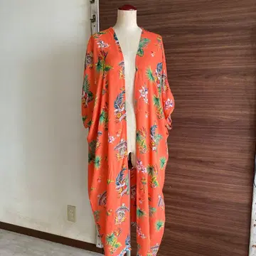 트로피컬 꽃무늬 가디건