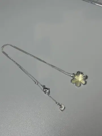 [스와로브스키] 실버 스노우 펜던트 목걸이