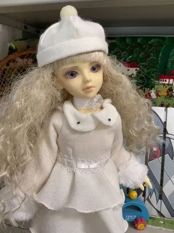 MSD 미니 슈퍼돌피용 화이트 드레스