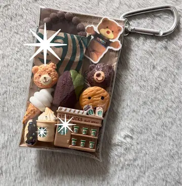 가챠 파우치 [ 곰돌이 쿠키 카페 ]