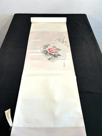 미사용 새상품 옷감 나고야 오비 순수 실크 미재단 (블렌딩)