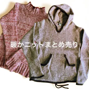 후드 부착 니트 스웨터 세트 판매