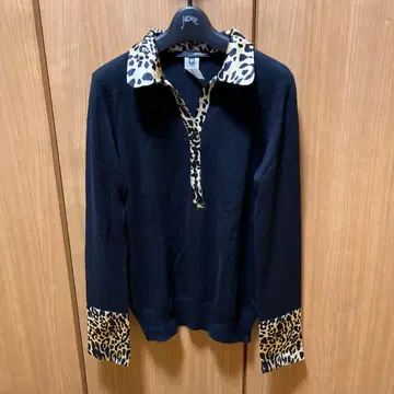 Les Copains 블랙 니트 42 사이즈