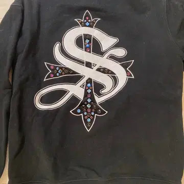 Supplier 블랙 맨투맨 M