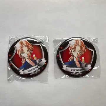 명탐정 코난 베르무트 코난 백화점 캔뱃지 신상품 가챠 캔뱃지 2개