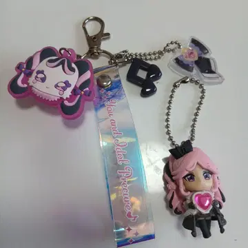 너와 아이돌 프리큐어 큐어 키스 멜로론 라이트 키링 세트