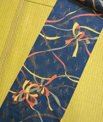 새상품 유젠 순수 실크 옷감 54