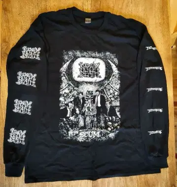 나팜 데스 그라인드코어 롱 T