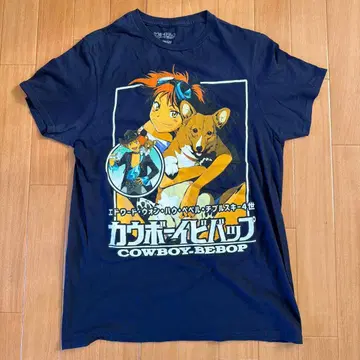 카우보이 비밥 T셔츠 S 네이비 빈티지 레어