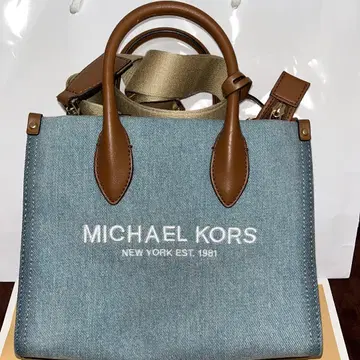 MICHAEL KORS 데님 숄더백