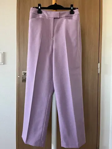 NATURAL BEAUTY BASIC 라벤더 슬랙스 M