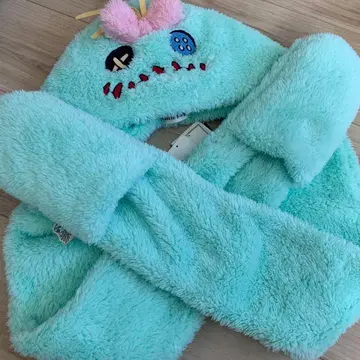 디즈니 스티치 스크램프 머플러 팬캡 아베일