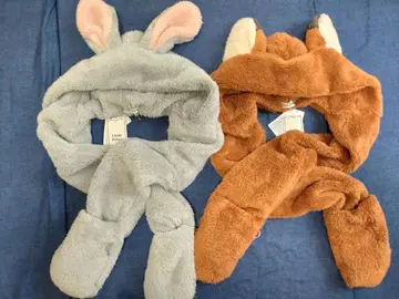 주토피아 닉 주디 머플러 팬캡 모자