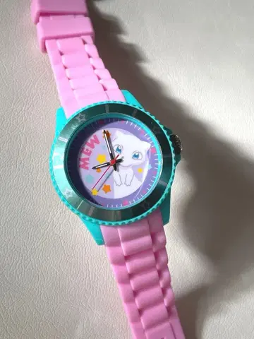 포켓몬스터 프리미엄 컬러풀 팝 리스트워치 뮤우 손목시계