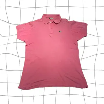 LACOSTE 핑크 피케 셔츠