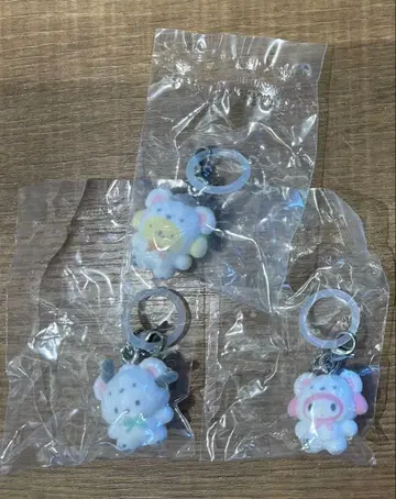 산리오 포근포근 스노우 표식 액세서리 3체 세트