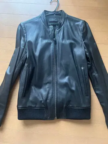 컨디션 최상 JOSEPH 조제프 블랙 가죽 라이더 자켓 38