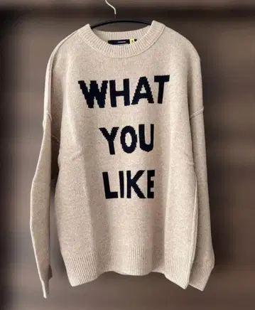 FRAMeWORK 베이지 니트 스웨터