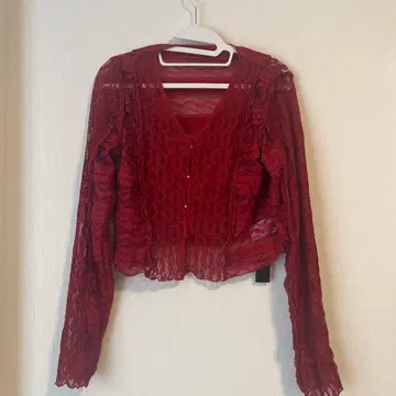 [ JEANASIS 패치워크 레이스 블라우스 ]