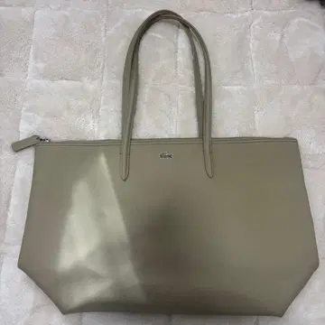 LACOSTE 베이지 토트백