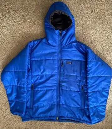 새상품급 patagonia 더스 파카 03년 오아시스 블루