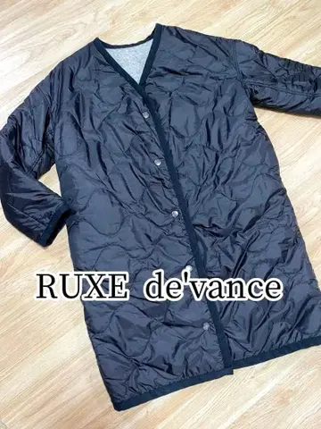 RUXE de'vance 리버서블 다운 보아 코트