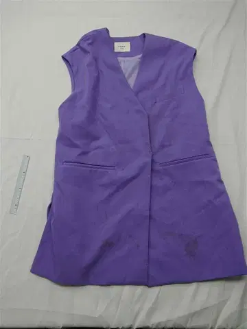 아메리 폴리에스테르 베스트 퍼플 계열 S 사이즈 여성용