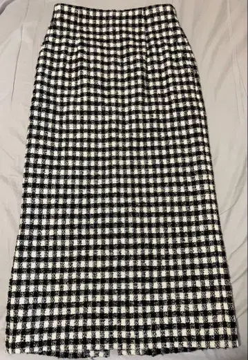 UNITED ARROWS 체크 무늬 타이트 스커트