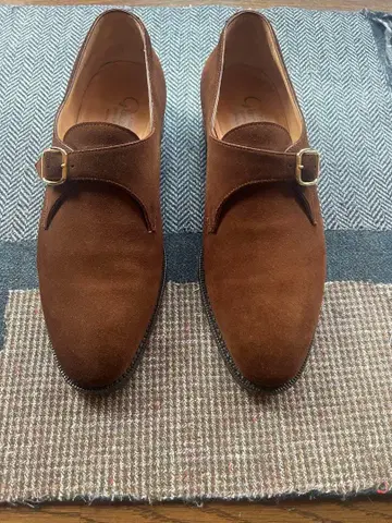 새상품 프라텔리 자코메티 싱글 몽크 스트랩 오시마 타쿠미