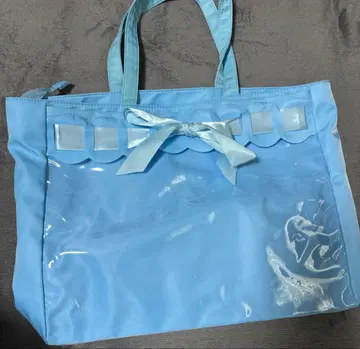 A3 새틴 리본 랩핑 토트백 색스