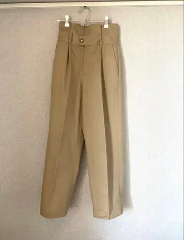 ETRE TOKYO 하이웨스트 치노 팬츠