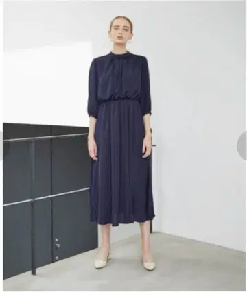 어반 리서치 LA MAISON 개더 롱 원피스 드레스