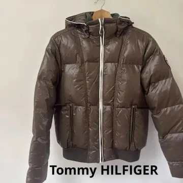 타미힐피거 브라운 다운 자켓