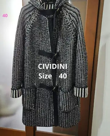 CIVIDINI 니트 더플 코트 M 사이즈