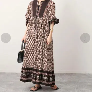 SLOBE IENA Pondichery 프린트 원피스